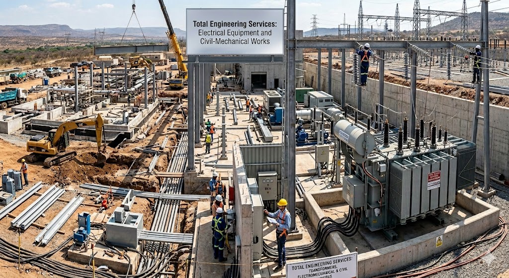 Total Engineering Services: Electrical Equipment and Civil-Mechanical Works