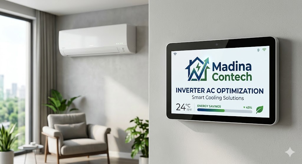 Inverter AC Optimization & Smart Thermostat Integration – Complete Guide by Madina 