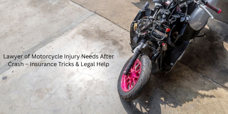 Lawyer of Motorcycle Injury Needs After Crash – Insurance Tricks & Legal Help