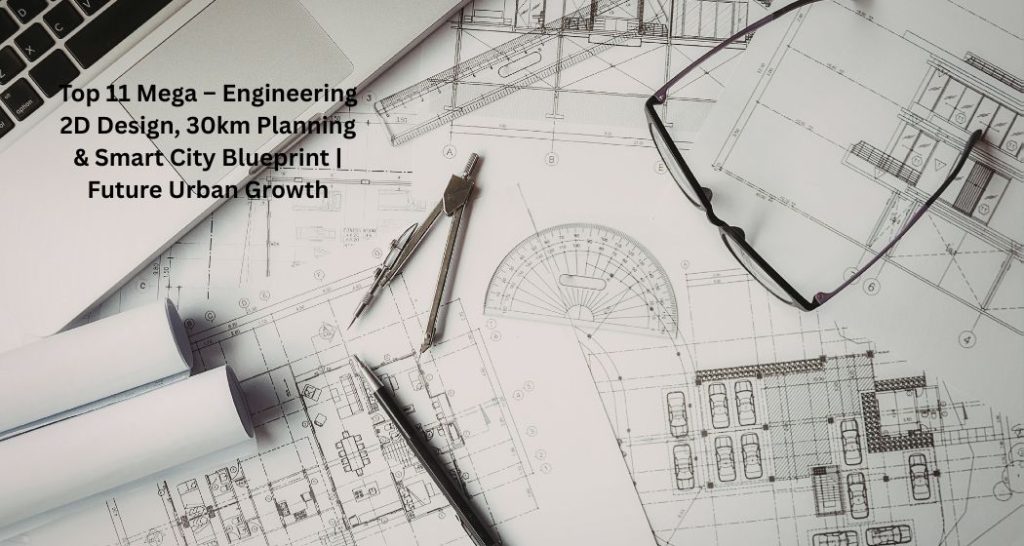 Top 11 Mega – Engineering 2D Design, 30km Planning & Smart City Blueprint | Future Urban Growth