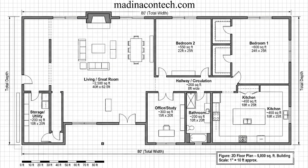 madinacontech.com 2d drawing 5000ft
