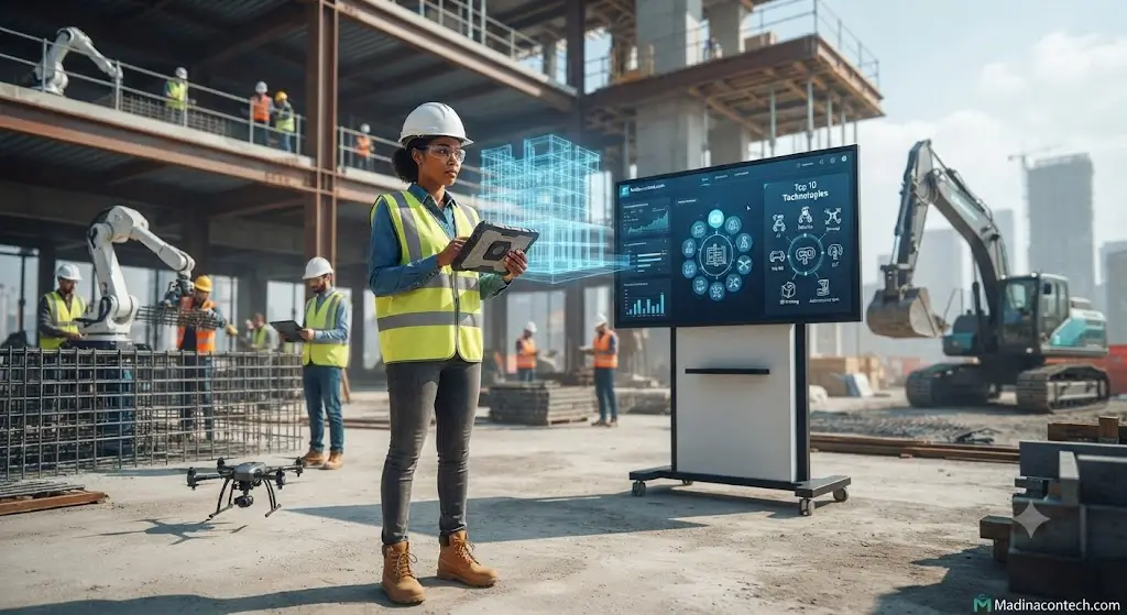Top 10 Construction Technologies Shaping Modern Jobsites